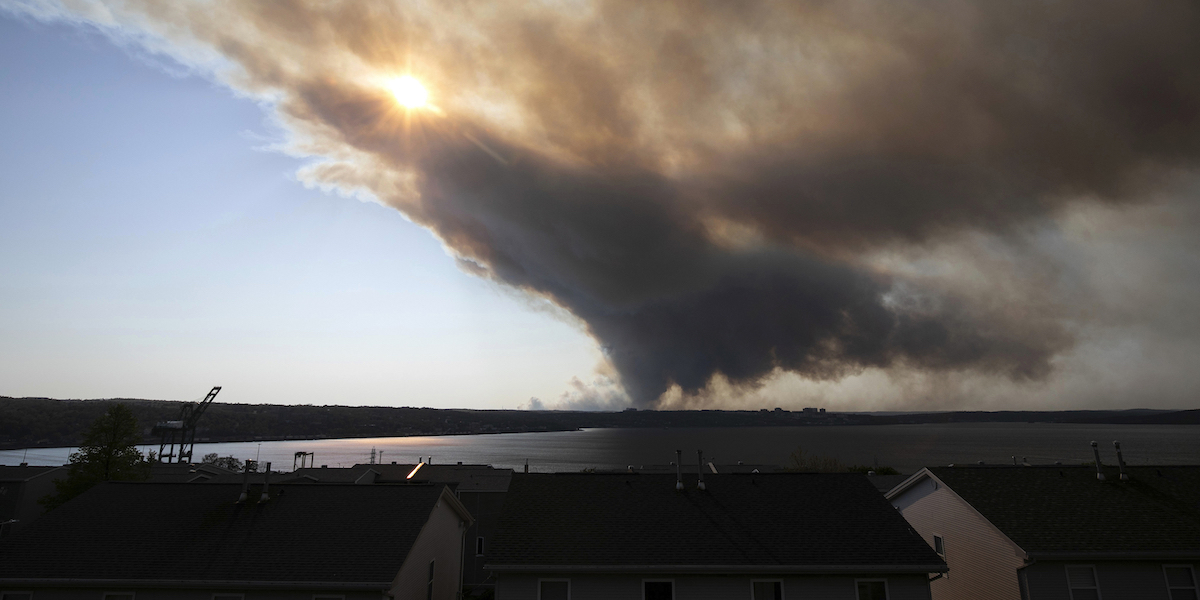 More than 16,000 people have been evacuated due to numerous fires in Nova Scotia in eastern Canada