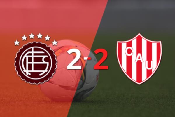 In an exciting match, Lanús and Unión tied 2-2 |  Other Soccer Leagues