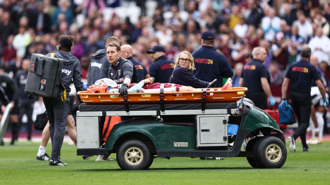West Ham explains situation of player who fell unconscious